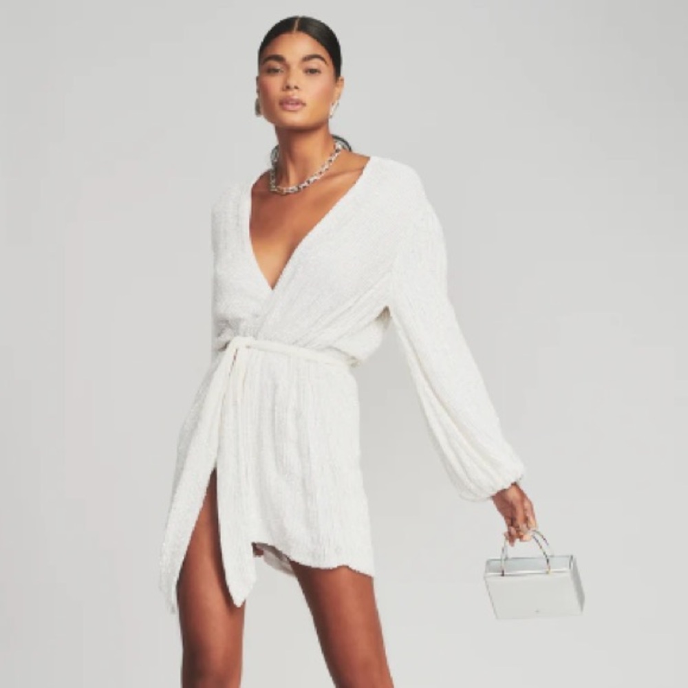 Retrofrete Sequin Robe Dress (XS)